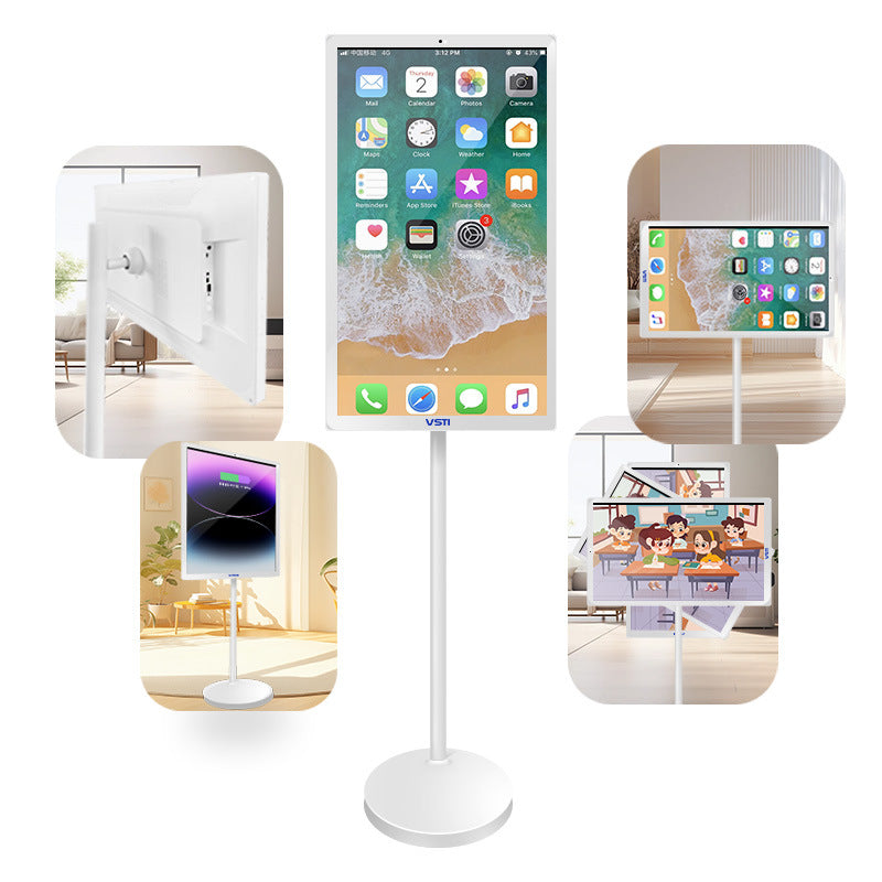 VSTI Brand22Inch Touch TV Movable Rechargeable Built-in Battery Smart Interactive Portable TV