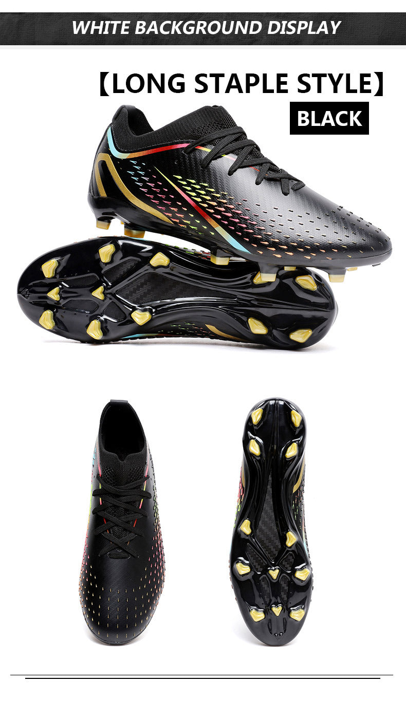 New Style Spike Soccer Shoes for Men, Students, Adults, Grass Training Long Spike Non-Slip Professional Competition Football Shoes