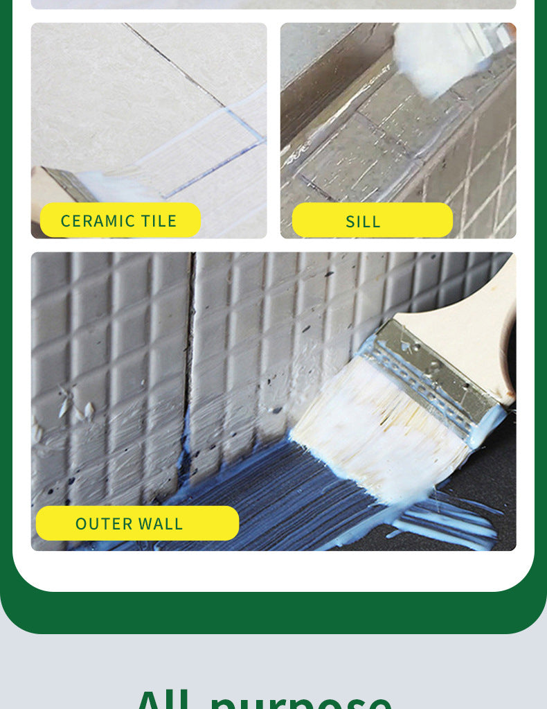 Transparent Waterproof Glue for Bathroom Leak Repair, No Tile Breaking, Floor Waterproof Coating, Waterproof Glue