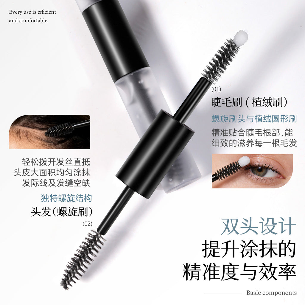 Exclusive Supply Double-ended Ampoule Peptide Eyelash Moisturizing Essence Curling Eyelashes Thick and Long Mascara