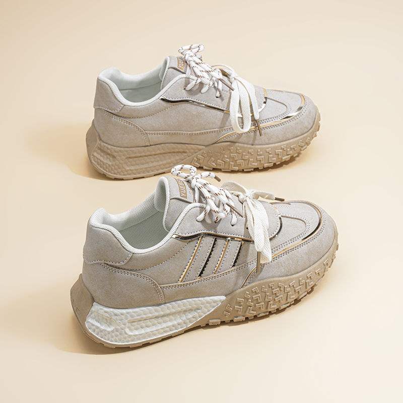 2025Summer women's shoes new breathable shoes for women ins Korean Style Versatile Thick-Soled Sneakers Casual Dad Trendy Shoes