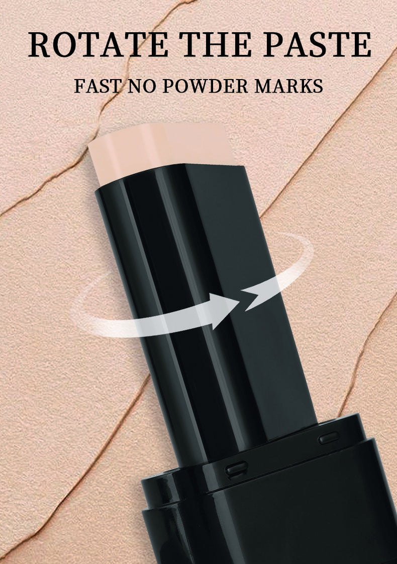 Makeup Concealer Long-lasting Foundation Puff Brush+Solid Foundation Cream 2-in-1 Edition