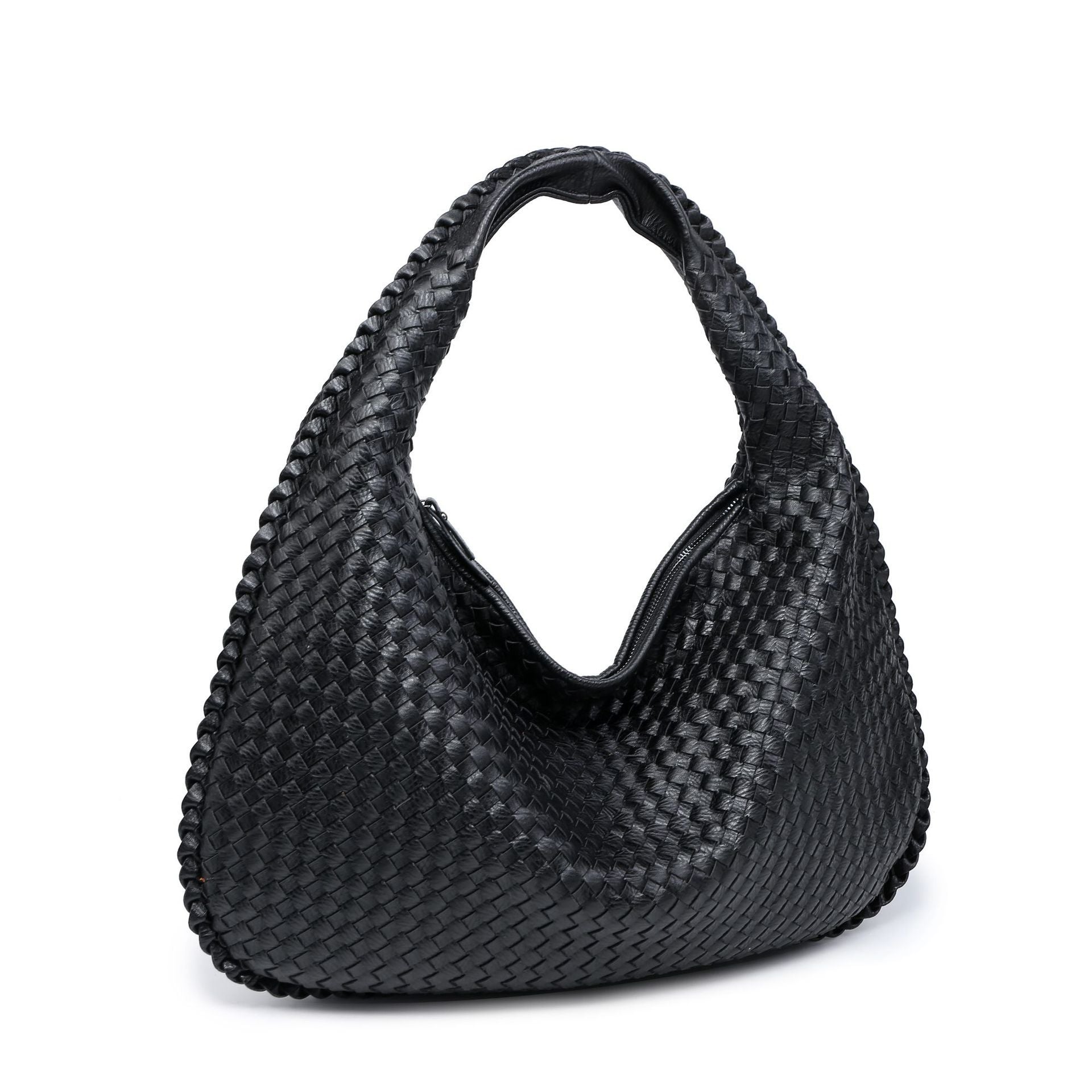 AliExpress Handmade Woven Women's Bag Large Capacity Handbag Korean Style Commuting Casual Manufacturer Wholesale