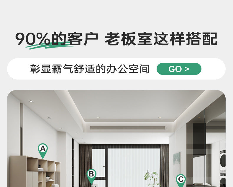 Office Desk Boss Desk Simple Modern Executive Desk Office Desk Office Chair Set Manager Desk President Desk