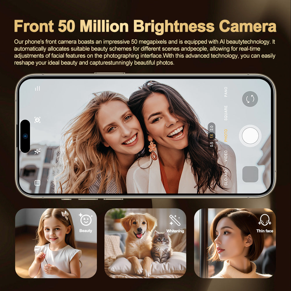 i16 ProMax Android Smartphone16+1T Shopee E-commerce(Popular)