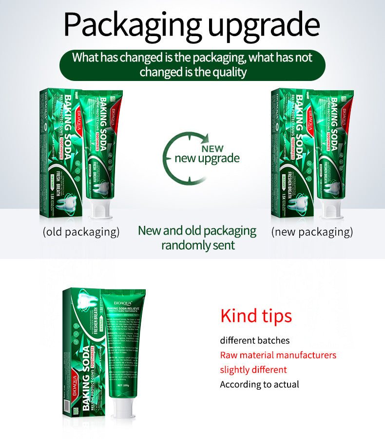 All English Toothpaste100g BIOAOUA Baking Soda Gum Care Niacinamide Fresh  Wholesale