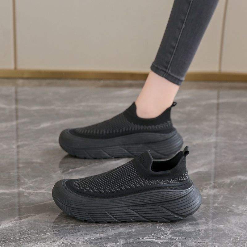 Women's New Spring and Autumn Breathable Versatile Slip-On Casual Shoes with a Soft Cushioning Feel