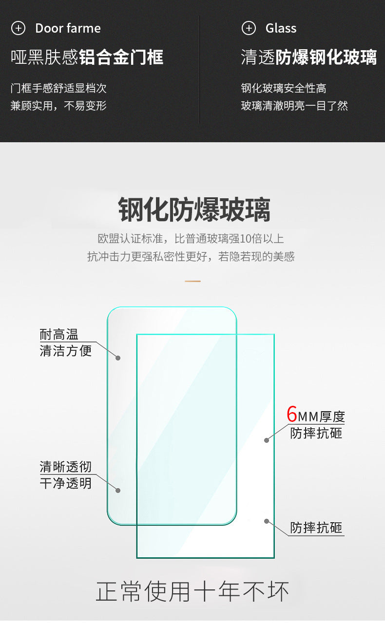 Glass Wine Cabinet for Living Room, Wall-Mounted, Modern Minimalist, Light Luxury, Double-Door Wine Cabinet, Home Dining Side Cabinet, High-End Display Storage Cabinet