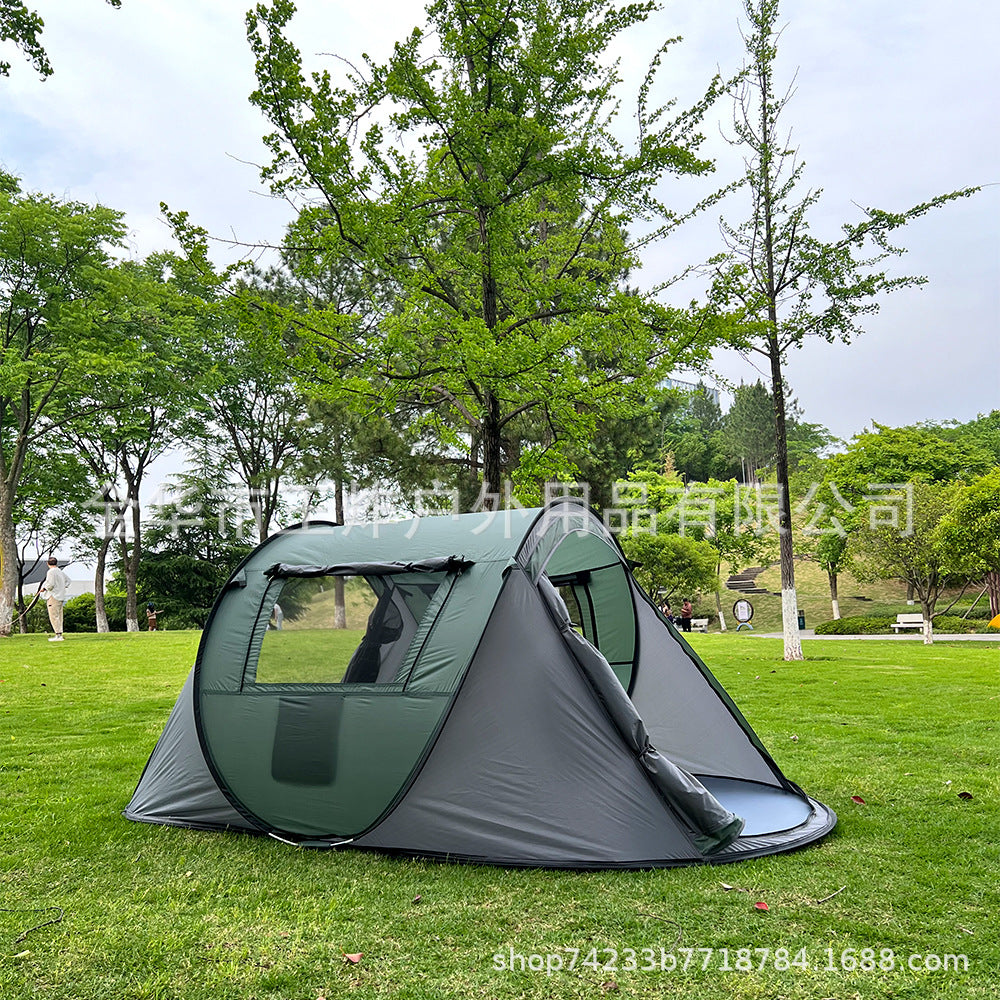 Hot-Selling Fully Automatic Hand-Pull Quick-Open Tent Travel Tent Camping Windproof Rainproof Sunproof Tent