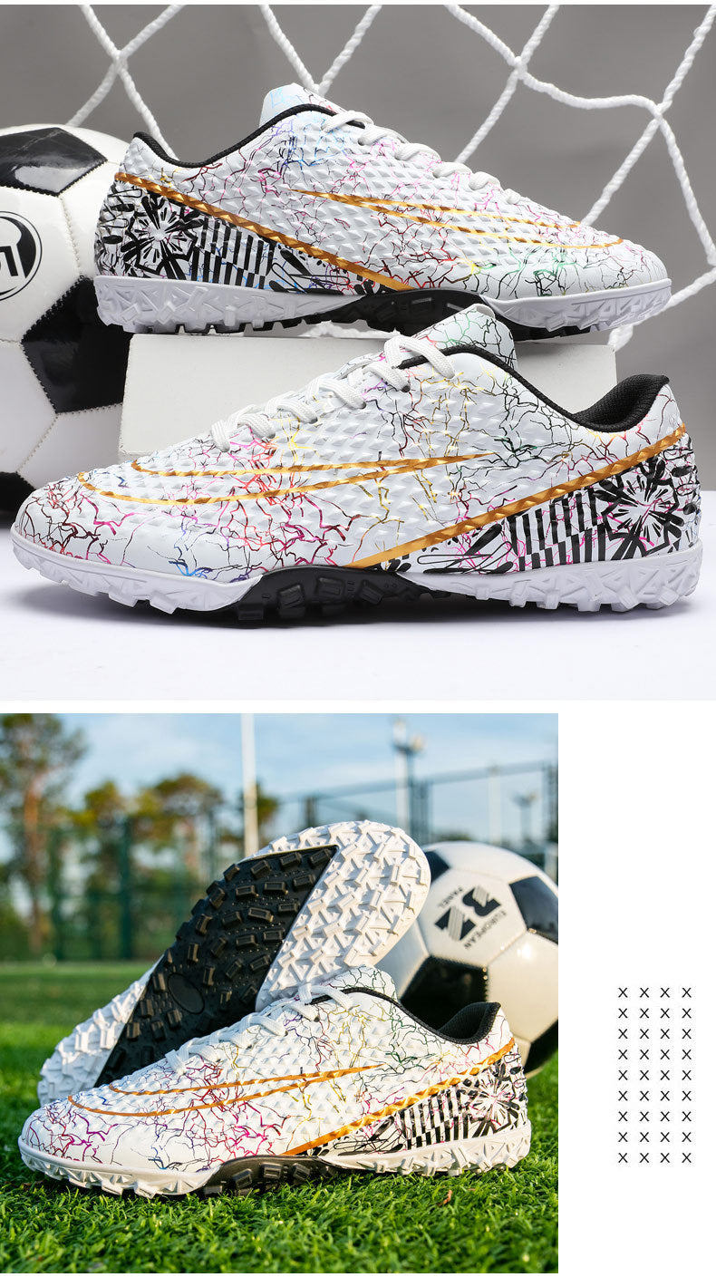 New professional football shoes for men and women AG Spike TF Broken Nail Youth Student Grassland Competition Training Shoes