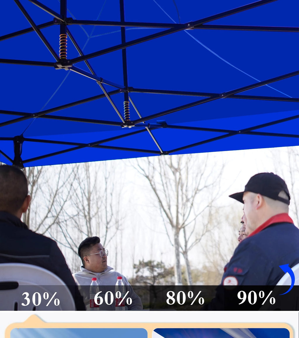 Four-Legged Rainproof Tent Four-Corner Sun Umbrella Outdoor Canopy Sunshade Stall Use Rain Cover Retractable Folding Tent