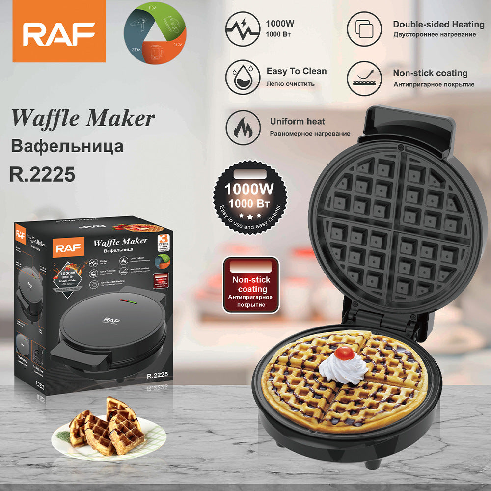 RAF European Standard Multifunctional Breakfast Machine Crepe Maker Egg Roll Maker Ice Cream Cone Maker Electric Waffle Breakfast Pan