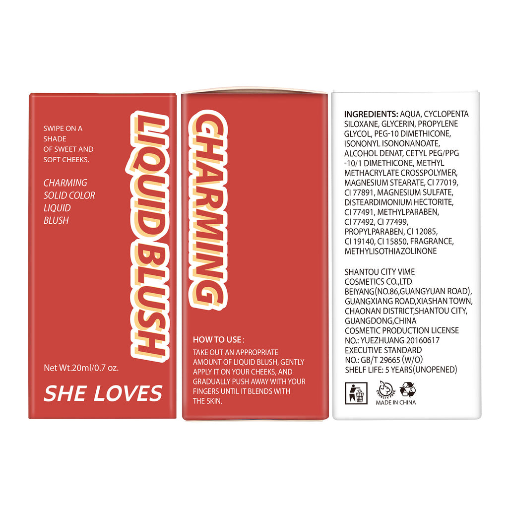Exclusive Supply sheloves Liquid Blush Lip and Cheek Multi-use Expanding and Shrinking Color Sunburn Blush Liquid Wholesale