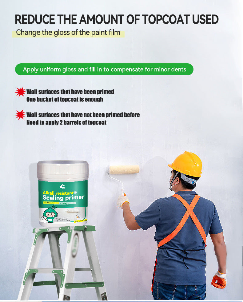 baolisi Sealing Primer Universal Anti-Alkali Anti-Mold Exterior Wall Dust Removal Dustproof Water-Based Coating for Walls and Floors