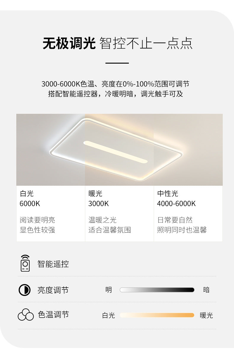 2025New led Ceiling Lighting Living Room Large Lamp Master Bedroom Chandelier Collection Modern Simple Elegant