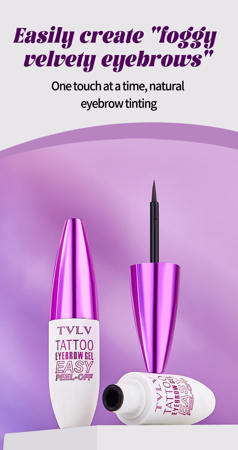 AliExpress Peel-off Eyebrow Cream Film-forming Peel-off Type Long-lasting Waterproof Sweat-proof Eyebrow Cream Packaging Makeup