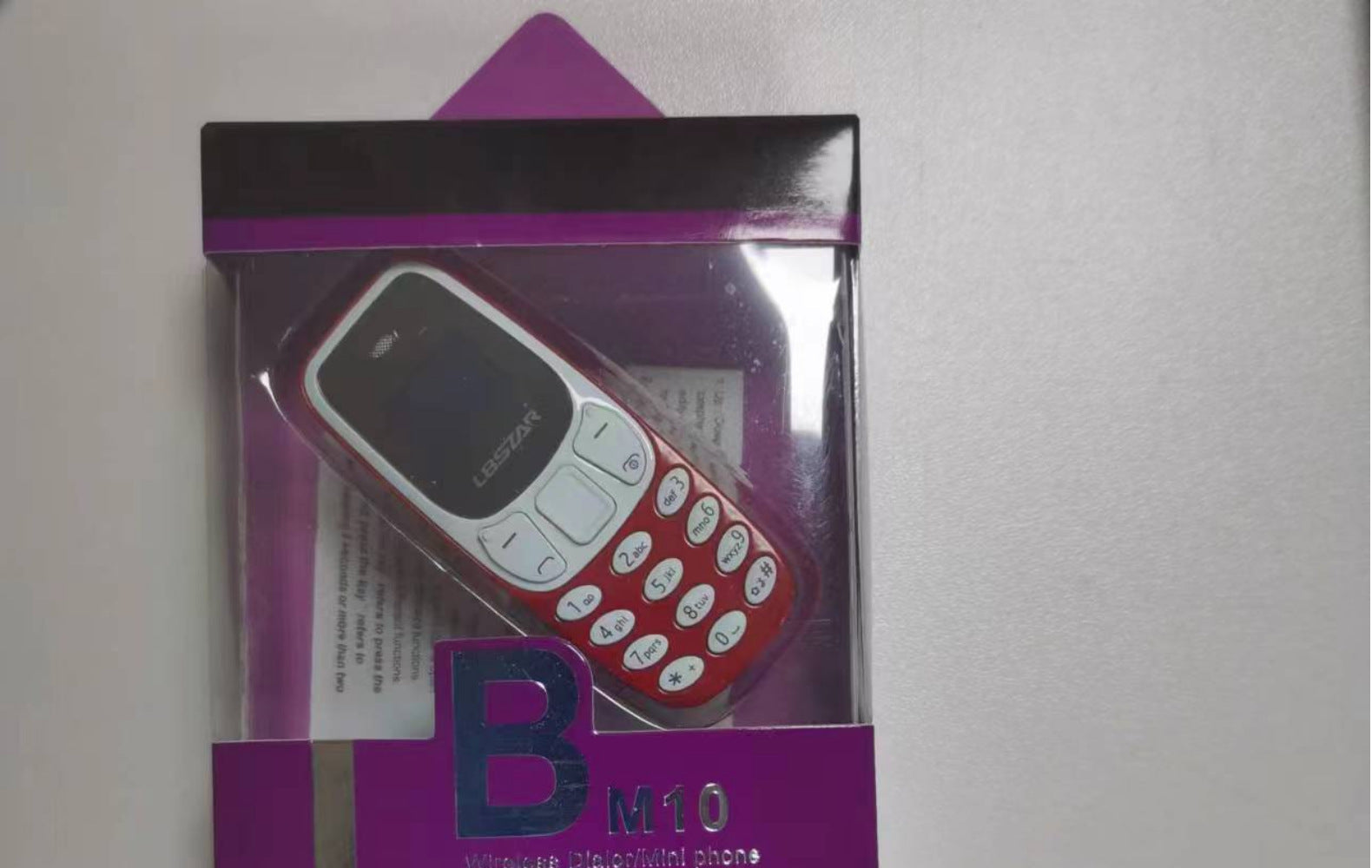 Exclusive Supply BM10Mini Mobile Phone Portable Ultra-long Standby Elderly Phone Non-smart Multi-language Button Small Mobile Phone