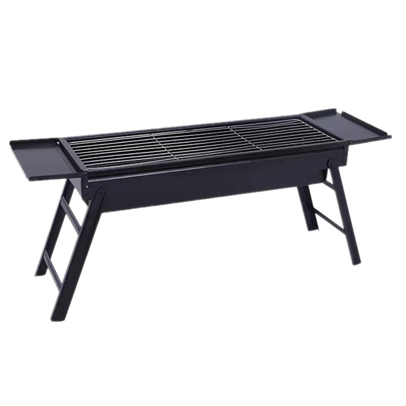 BBQ Grill Outdoor Smokeless Folding BBQ Rack Household Courtyard Charcoal Grill Portable Oven Outdoor Portable