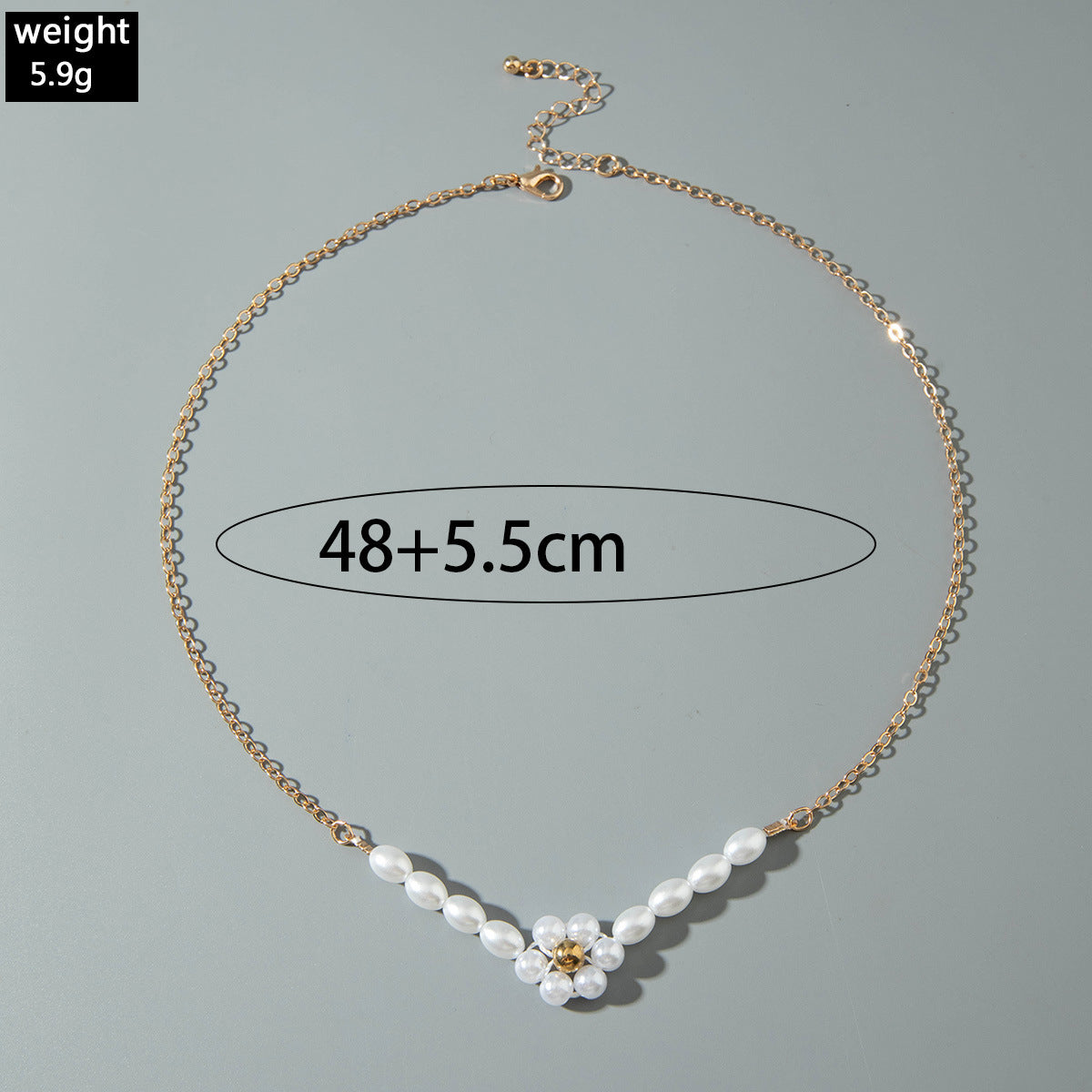 European and American Style Jewelry Colorful Square Inlaid Diamond Single Necklace Geometric Chain Imitation Gemstone Single Layer Collarbone Chain