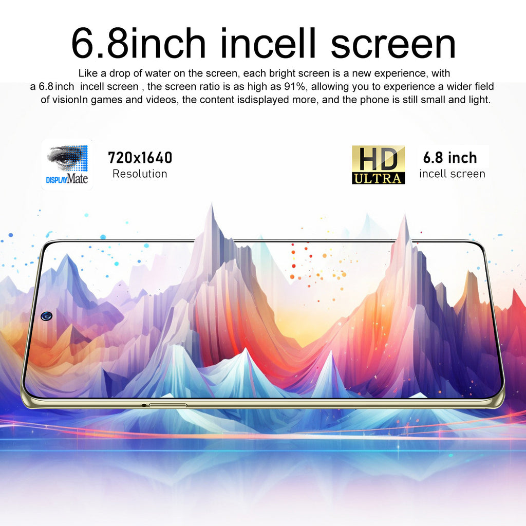 Smart Phone Hot-selling Mobile Phones11 Pro+Android6.8Inch Mobile Phone Source Manufacturer(Popular)