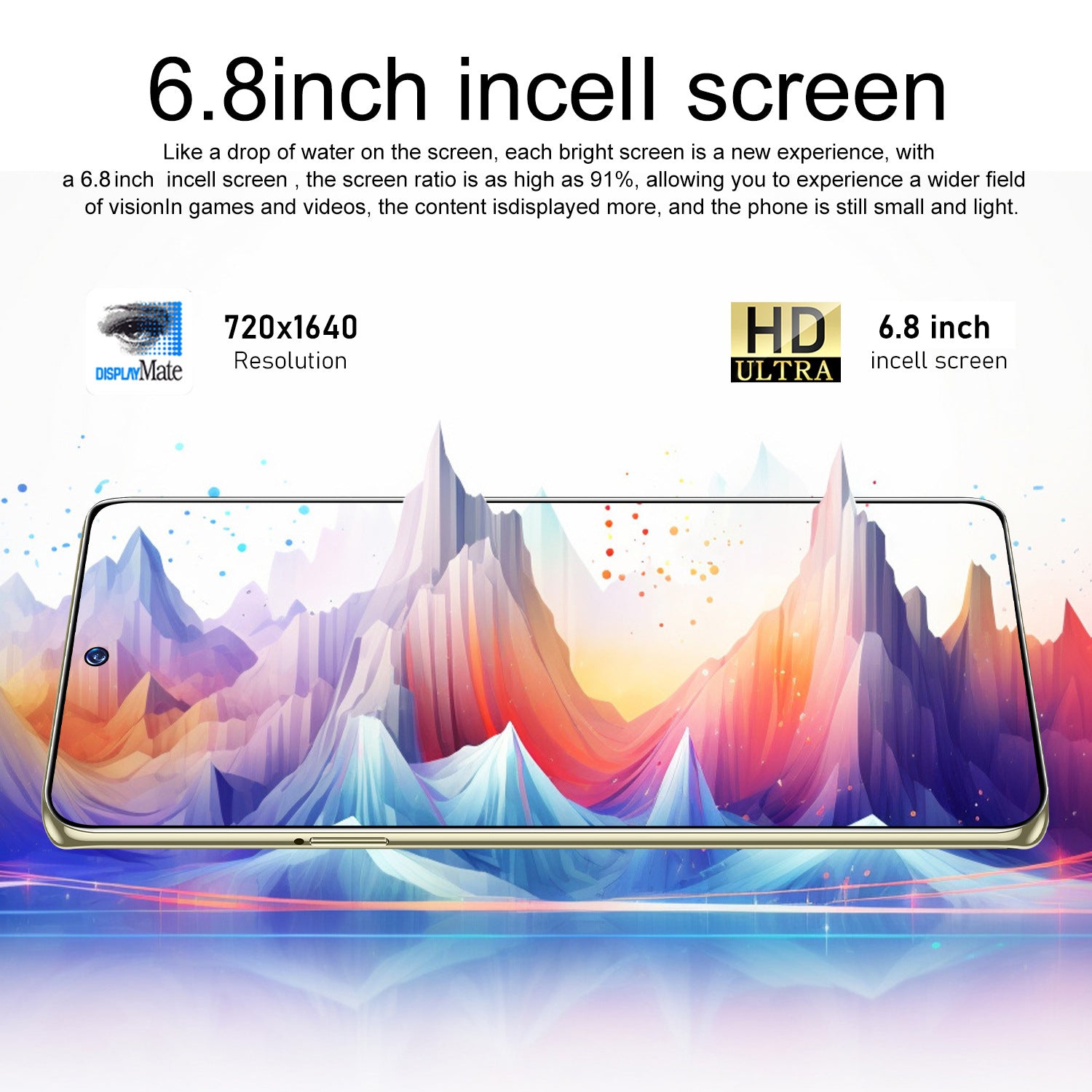 Smart Phone Hot-selling Mobile Phones11 Pro+Android6.8Inch Mobile Phone Source Manufacturer(Popular)