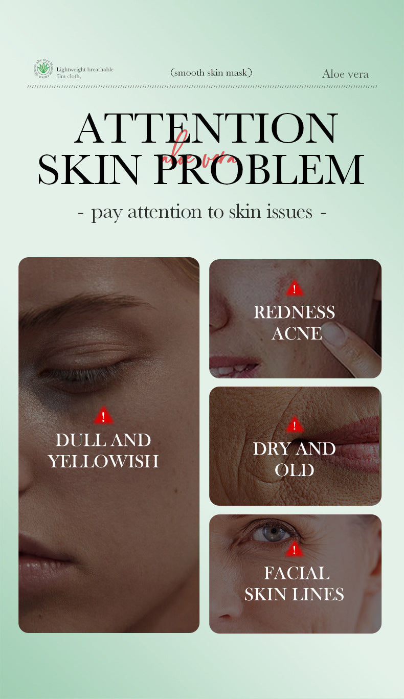 Aloe Vera Mask BIOAOUA Moisturizing, soothing, nourishing, hydrating face mask cross-border wholesale