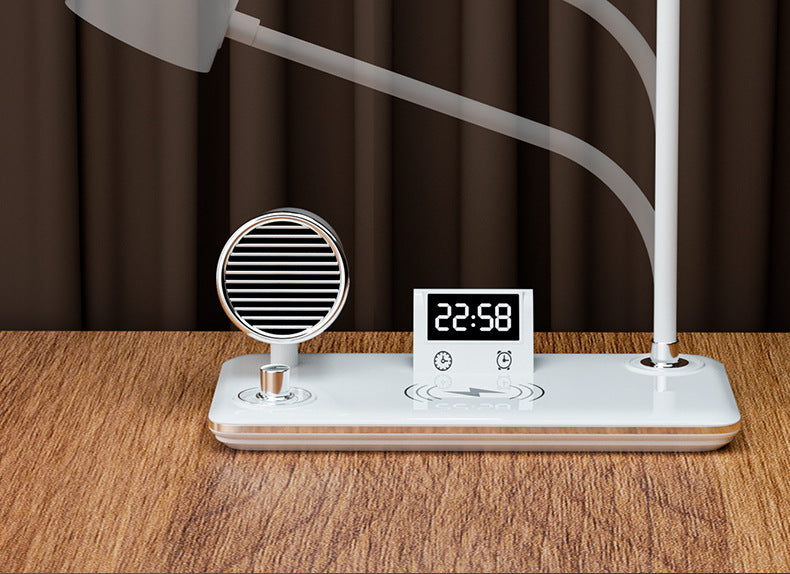 Intelligent Multifunctional Desk Lamp Student Children's Dormitory Study Eye Protection Lamp Bedroom Rechargeable Bedside Lamp Gift Wholesale