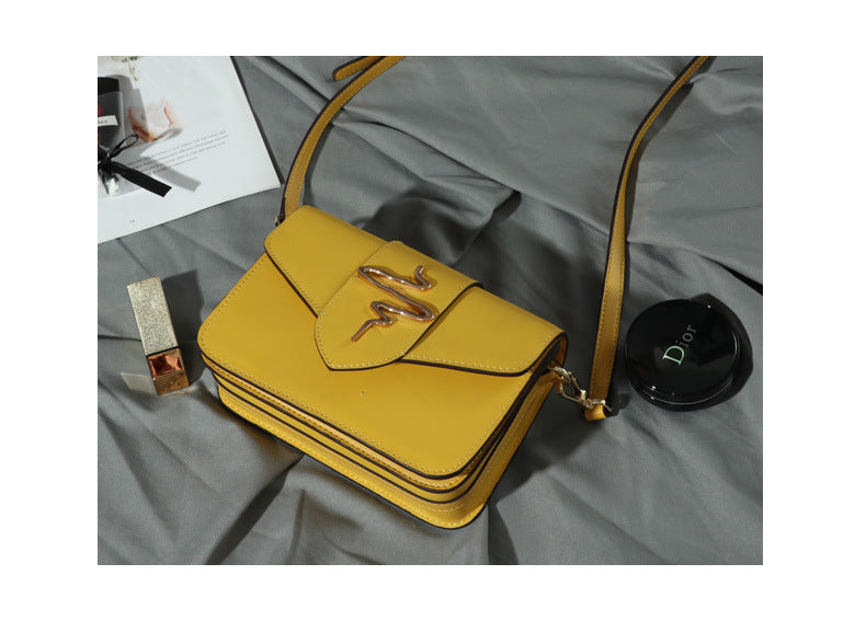 Summer Fashion Simple Versatile Large Capacity Single Shoulder Women's Bag Leather Crossbody Ladies Textured Small Square Bag In Stock Wholesale