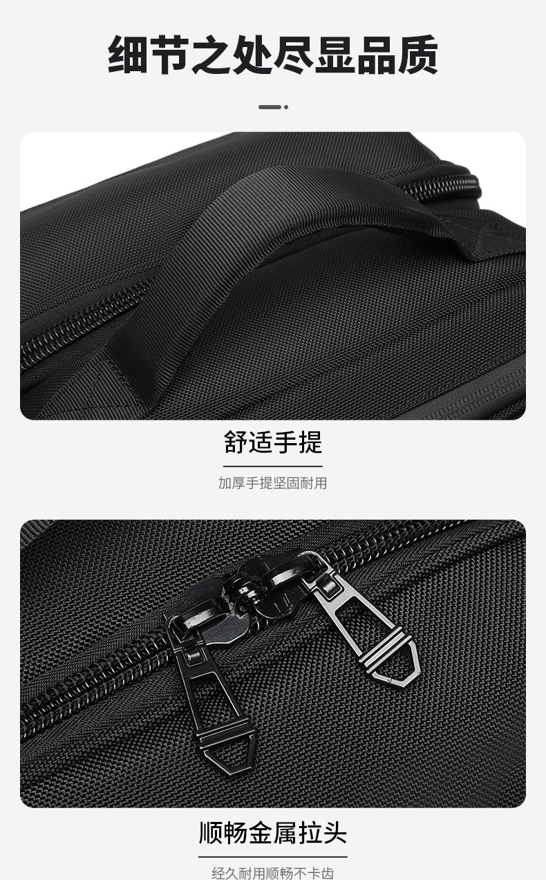 OZUKO Boarding Trolley Bag Men's Travel Backpack Multifunctional Large Capacity Short Distance Business Waterproof Backpack