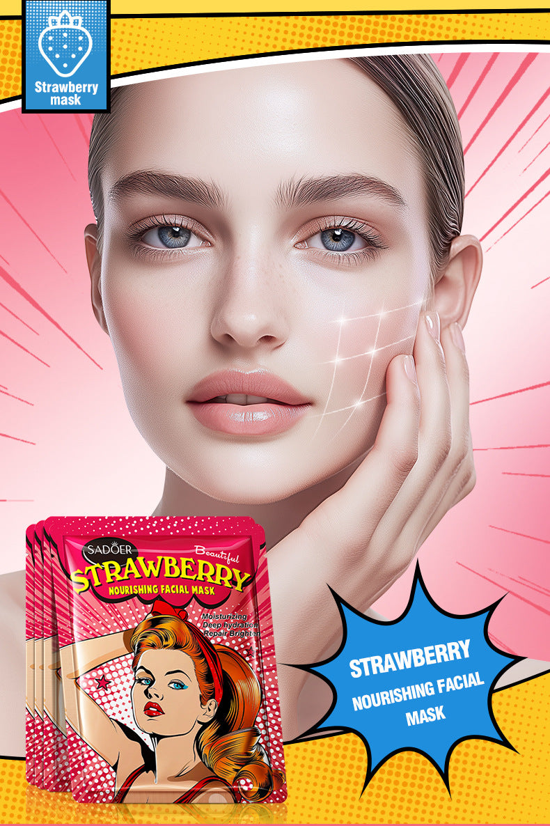 Full English Goddess Mask SADOER Hyaluronic Acid Moisturizing Hydrating Face Mask Sheets Wholesale for  Trade