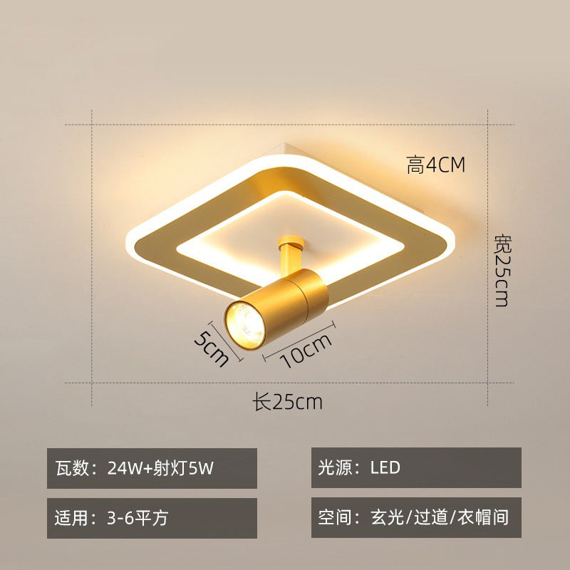 Aisle Light Corridor Light Luxury Balcony led Lamp Creative Background Wall Spotlight Simple Modern Cloakroom Ceiling Lamp