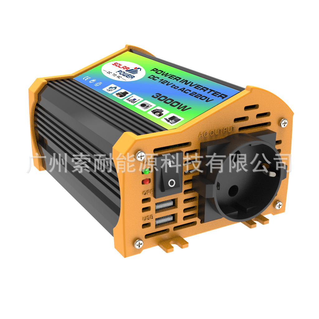 300W Vehicle Inverter12V Turn110V220V Double USB Platform car power inverter
