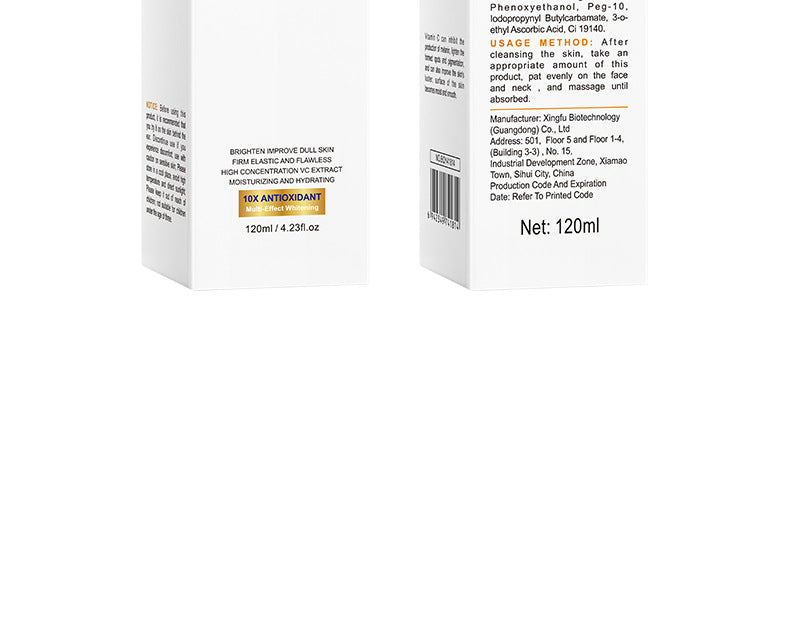 All English Vitamins C Whitening Skin Care Set BIOAOUA Cleansing and Moisturizing Five-Piece Set  Wholesale