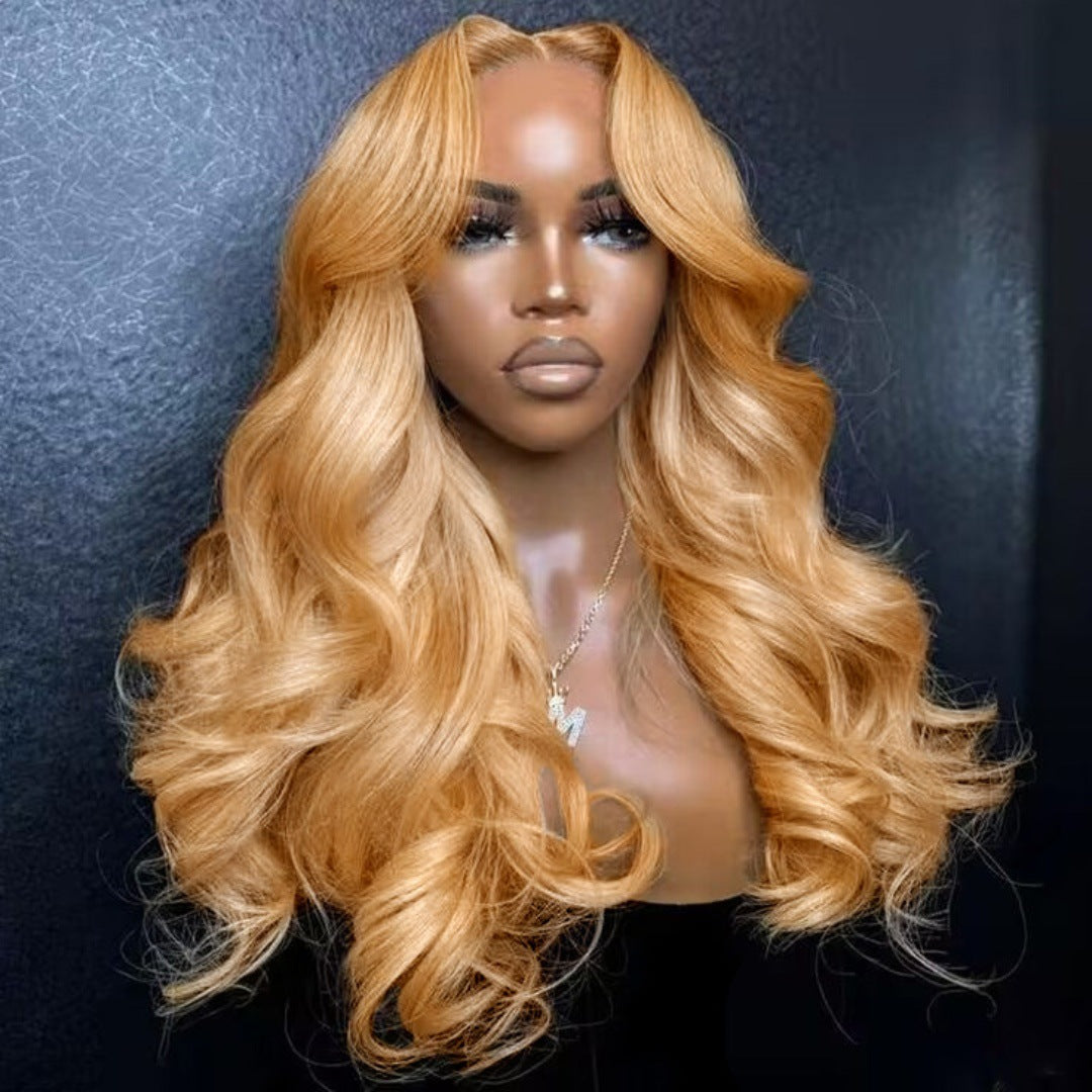 13*6 Lace Front  Blonde Synthetic Wavy Wig