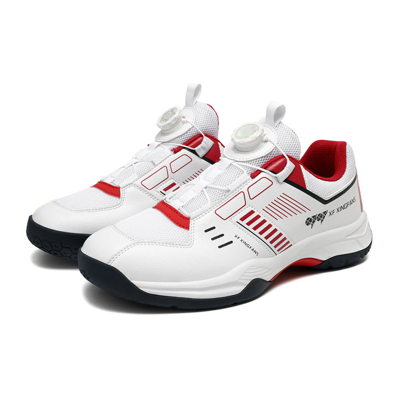 New Large Size Breathable Cushioning Anti-Slip Sneakers Table Tennis Shoes Low-Top Men's Professional Training Badminton Shoes