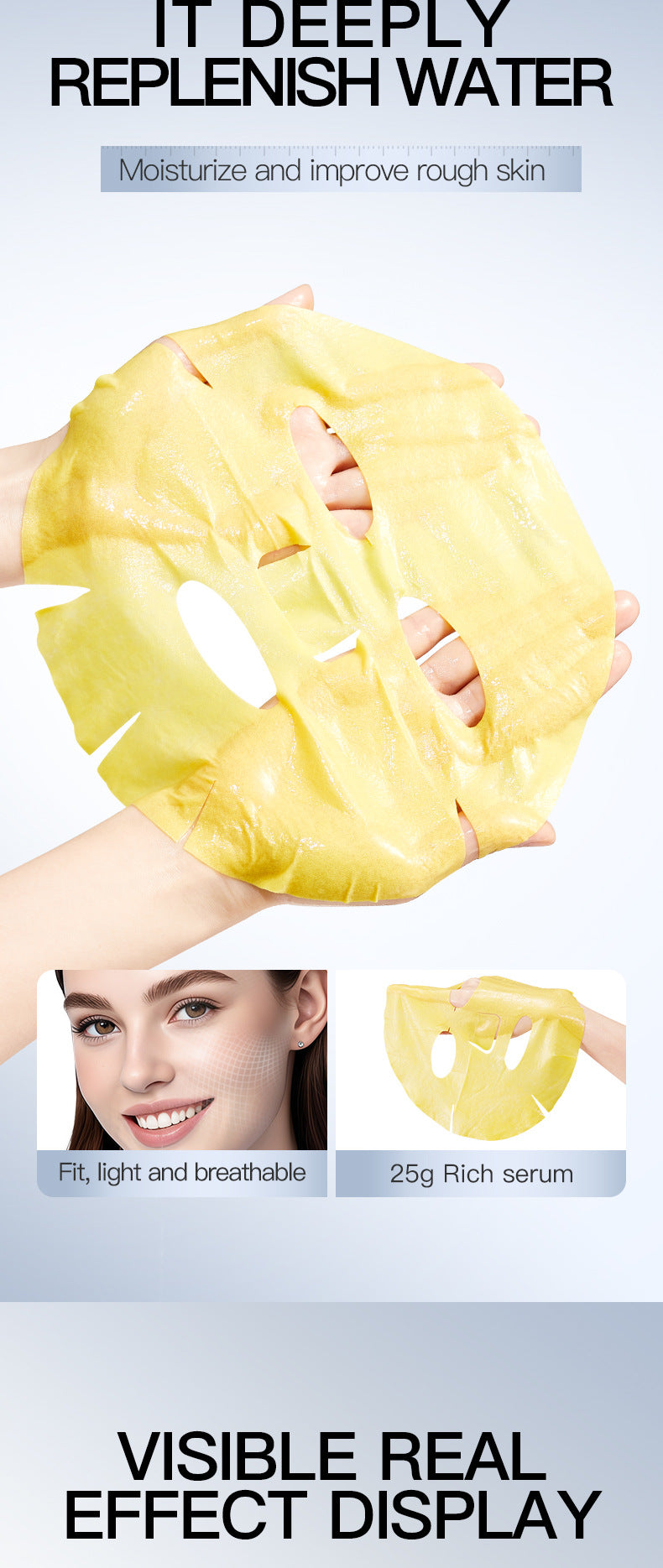 All English Vitamins C Radiant Brightening Mask SADOER Moisturizing and hydrating face masks  wholesale