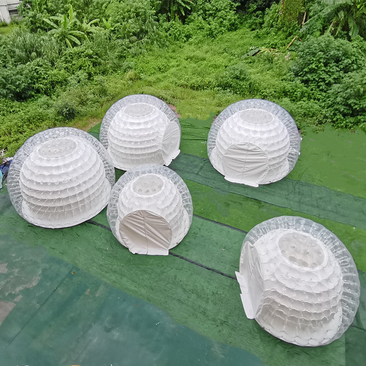 Internet Celebrity Douyin Inflatable Double-layer Bubble House Unique Boutique Hotel Camping Windproof Rainproof Outdoor Transparent Tent