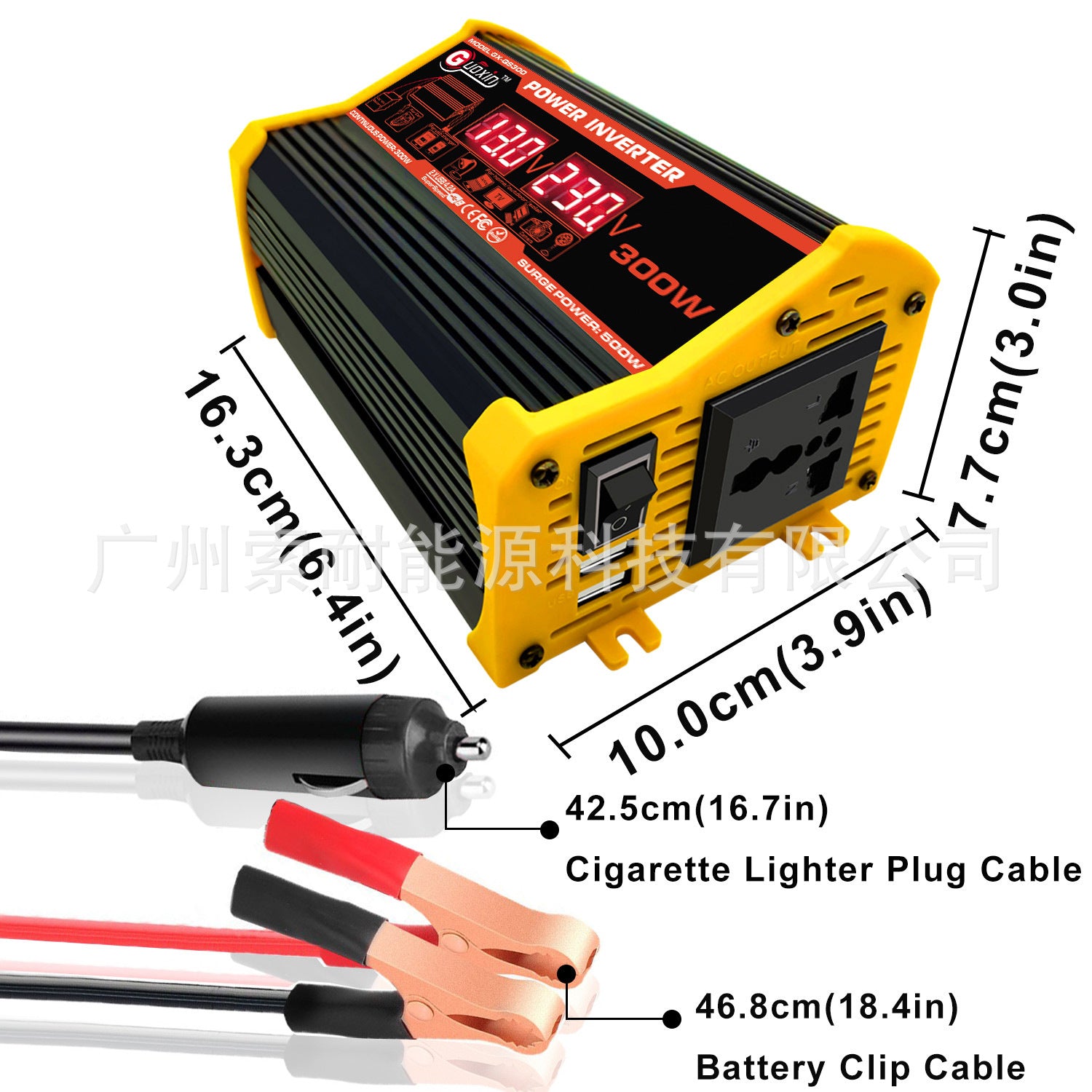 Factory undertakes customization ID Custom Design and Production Processed Bestselling Car Inverter12V Turn110V220V