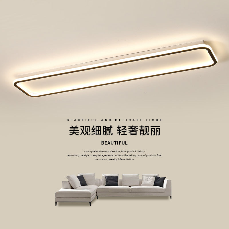 Aisle Light Corridor Light Modern Simple Entryway Porch Balcony Light Iron Art Long Strip Cloakroom led Ceiling Light Fixtures