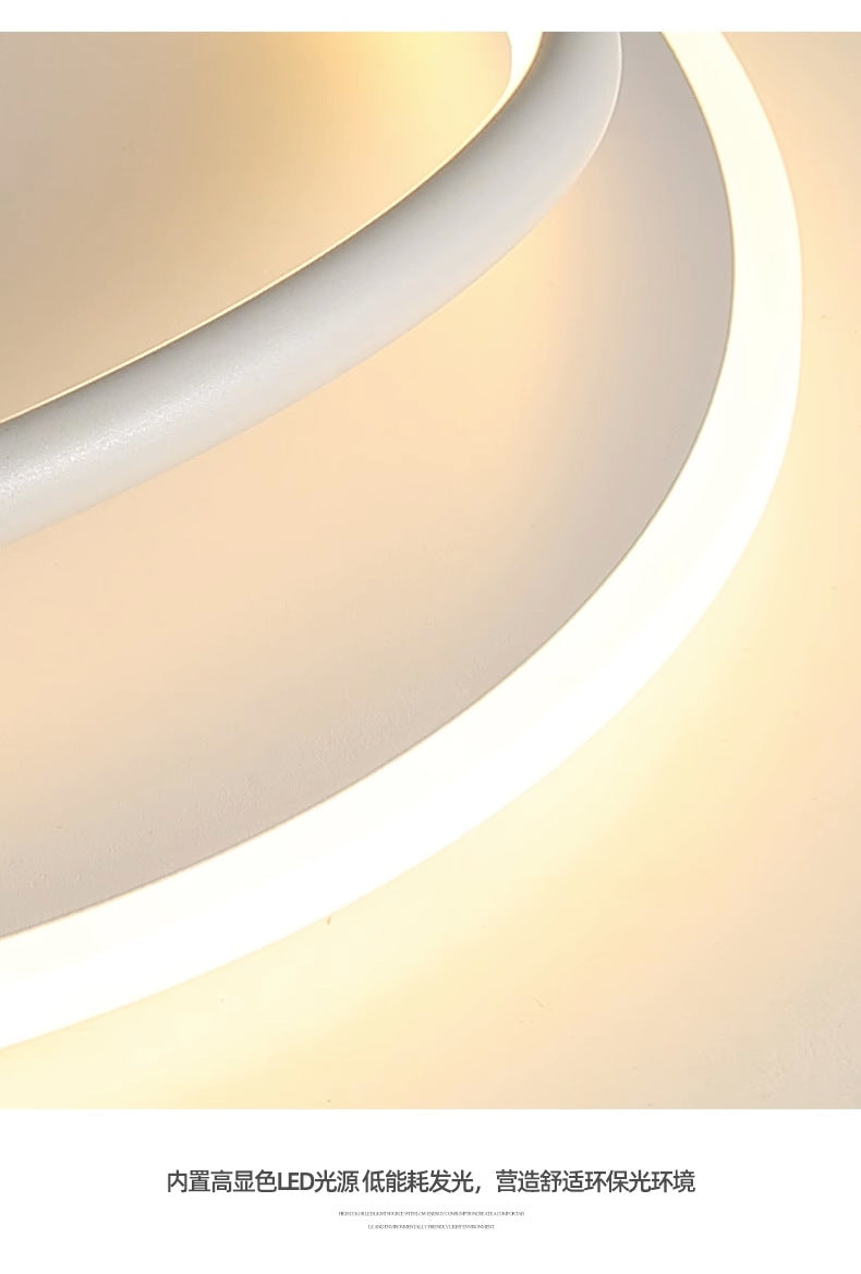 Nordic Light Luxury Bedroom Lamp LED Ceiling lamp for master bedroom, study room, dining room, simple modern oval light fixture