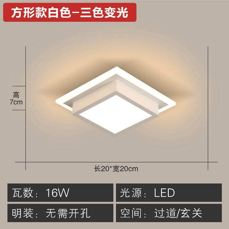 Simple Modern Balcony Light Corridor Light Entrance Light Nordic Minimalist led Corridor Ceiling Light Cloakroom Light Fixture