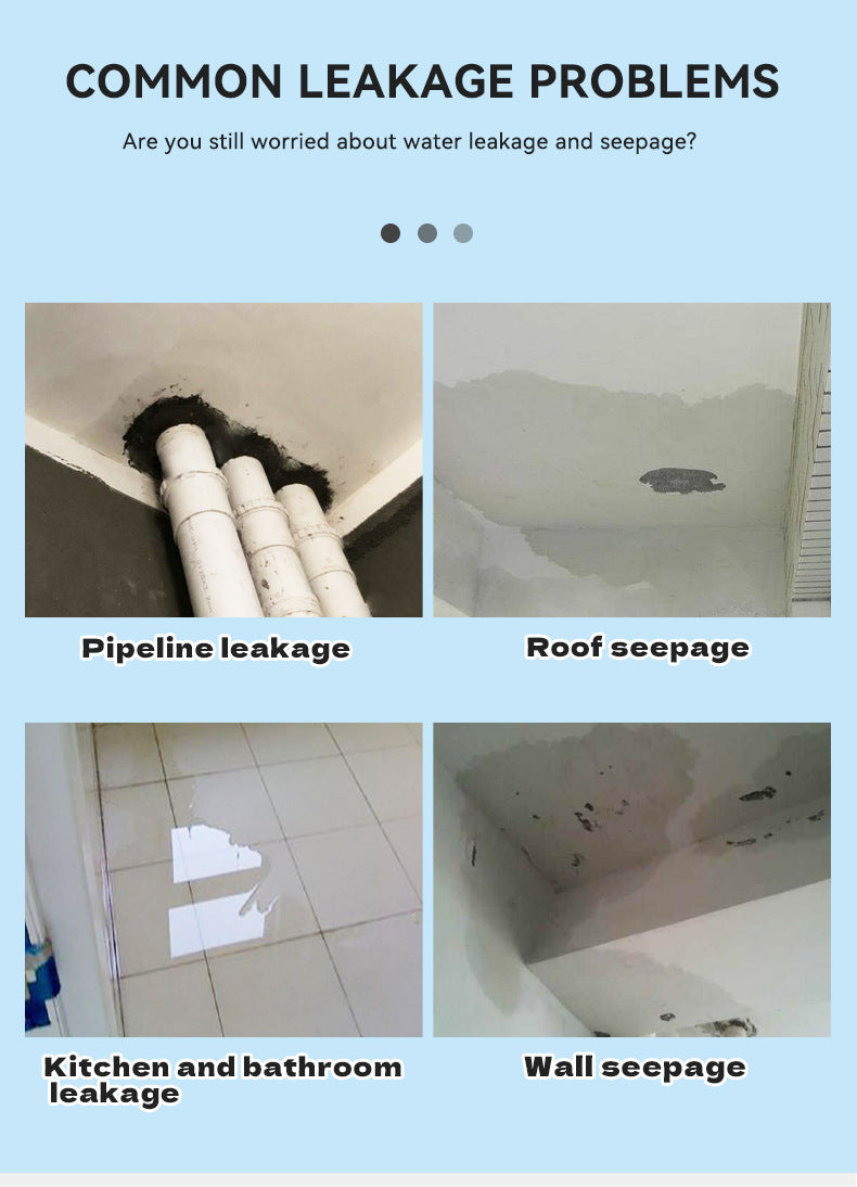 baolisi Waterproof Leak Repair Spray for Roof, Exterior Wall, Roof Crack Repair, Leak Sealing Material, Coating, Self-Spray Repair