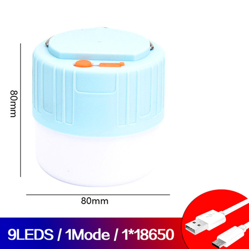 Multifunctional Solar Charging Remote Control Emergency Light Bulb Camping Light Tent Light Night Market Light Mobile Lighting