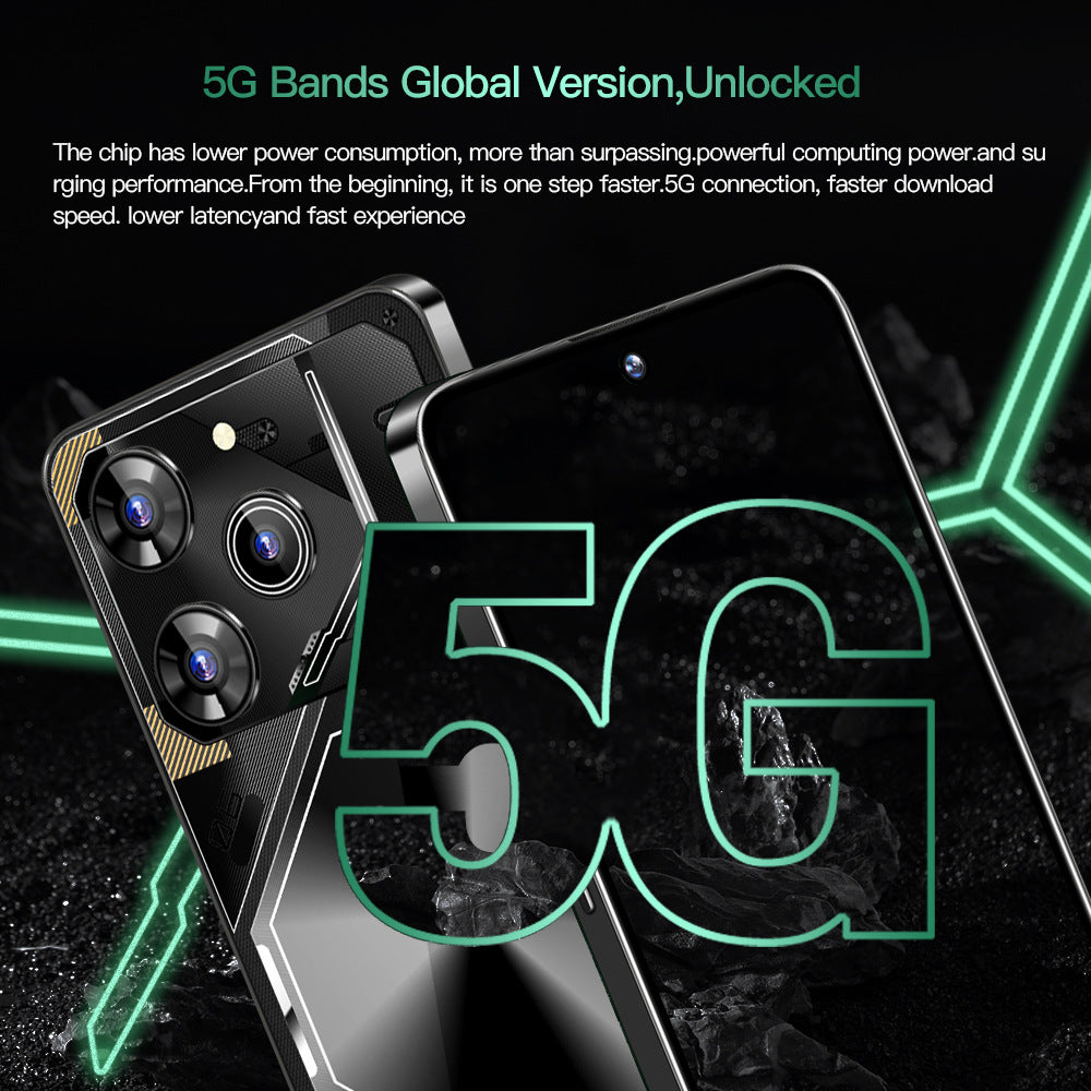 New Global Exclusive Povo6Pro Android16+1T Super Large Screen Smartphone Factory Direct Price