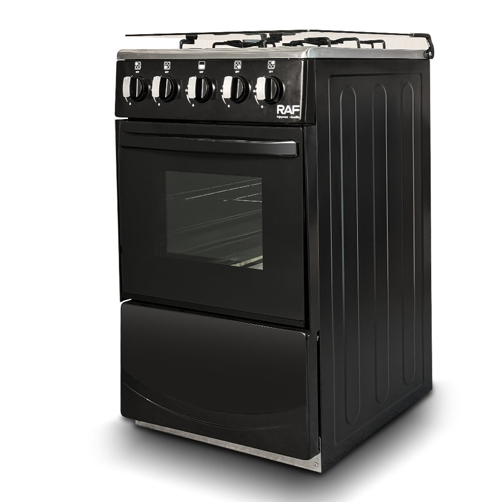 RAF Gas Four-Burner Stove Panel Household Low Energy Liquefied Gas Countertop with Flameout Protection and Cabinet R.8514