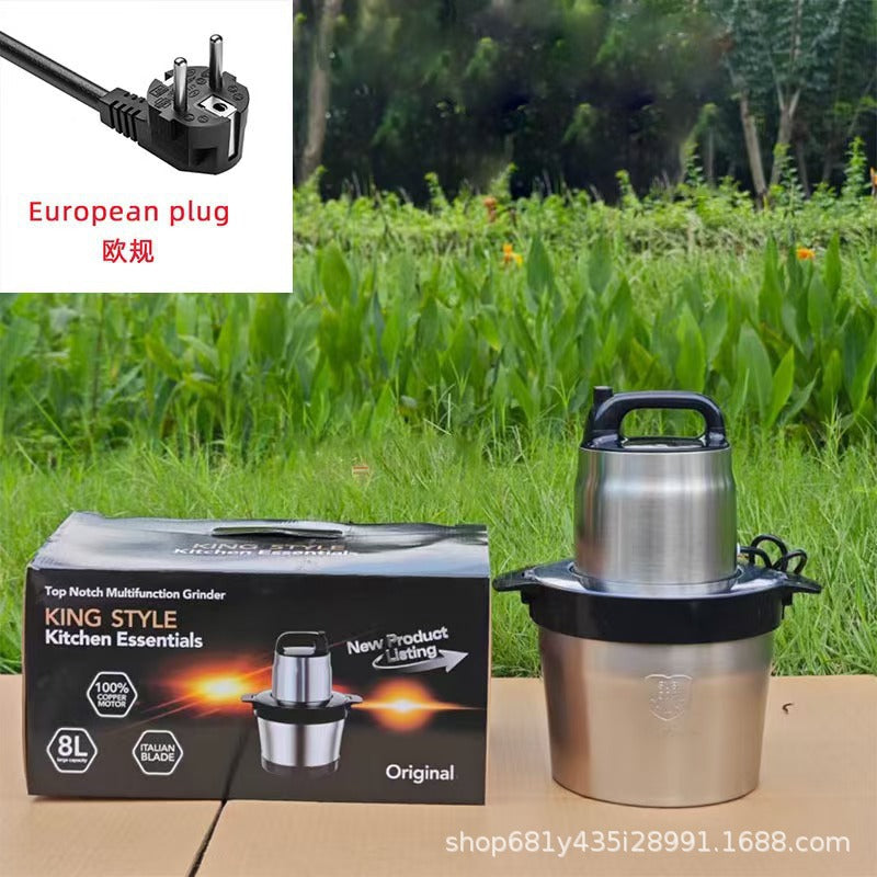 Fufu machine 8L Electric Meat Grinder Small Multi-Functional Meat Mincer Food Processor Blender