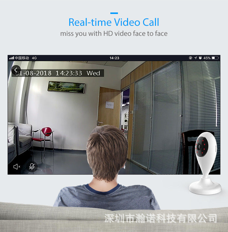 Surveillance Camera Small Water Drop Mobile Phone Remote HD Smart Selection for Home Use1080P Hd wifi Wireless Network
