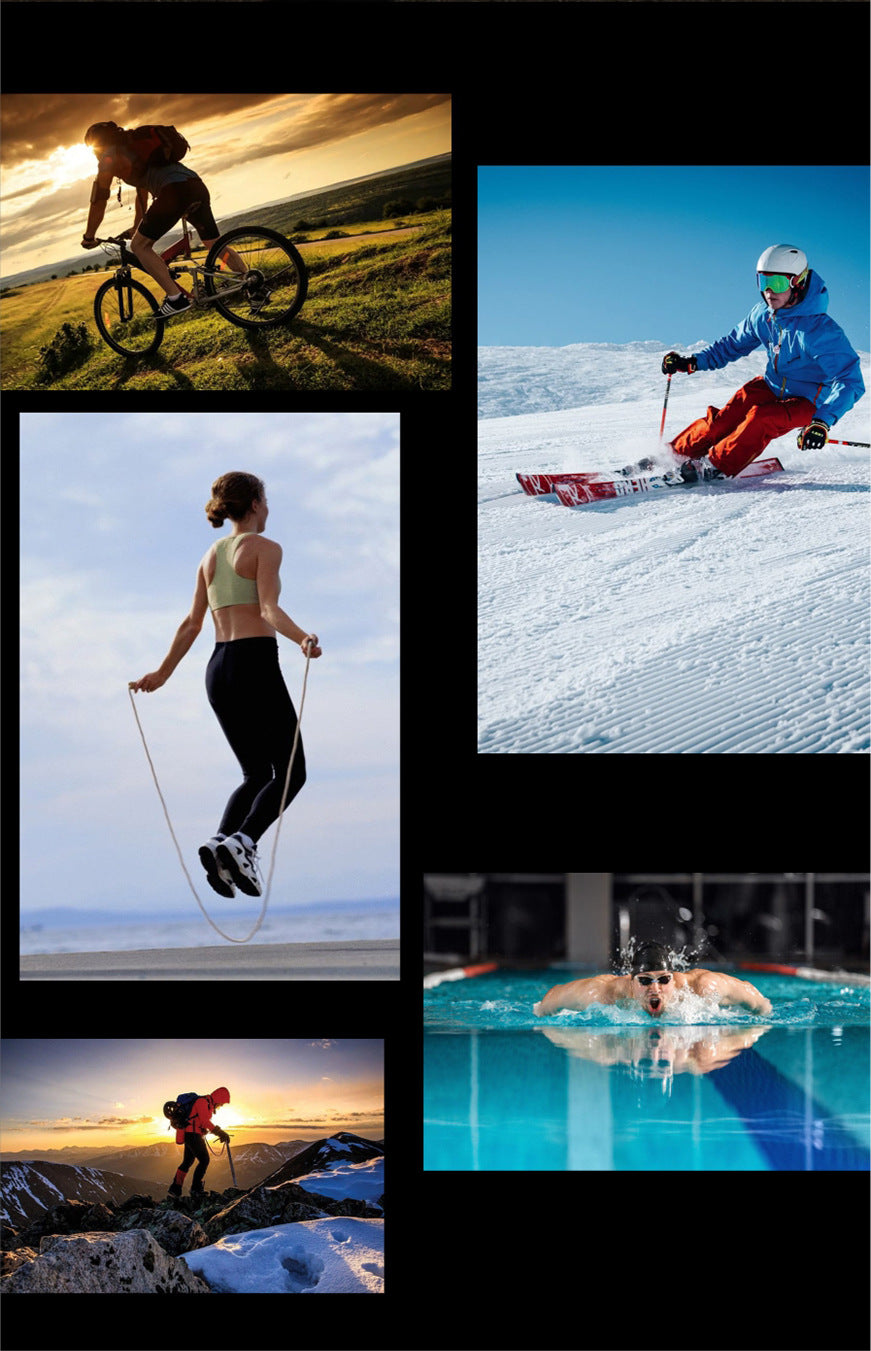 W10 Pro Smart Watch Bluetooth Call True Heart Rate Step Sleep IP68Deep Waterproof GPS Positioning and Three-Proof