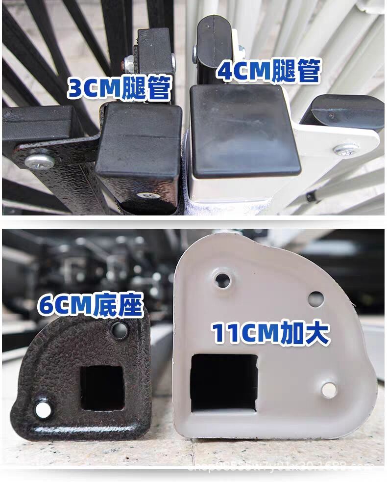 Outdoor Advertising Sunshade Folding Four-Corner Retractable Tent Advertising Umbrella Windproof Rainproof Stall Large Umbrella Four-Leg Tent