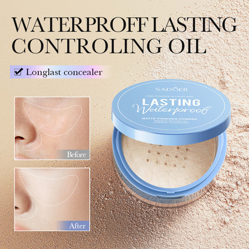 Matte Concealer Powder15g SADOER Contouring and Setting Powder for Makeup Wholesale Cross-Border Trade